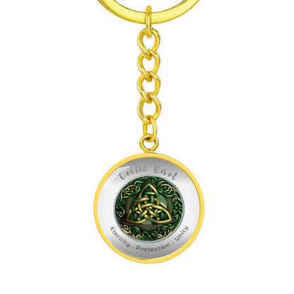 Celtic Knot - Affirmation Keychain - More Than CharmsMore Than Charms