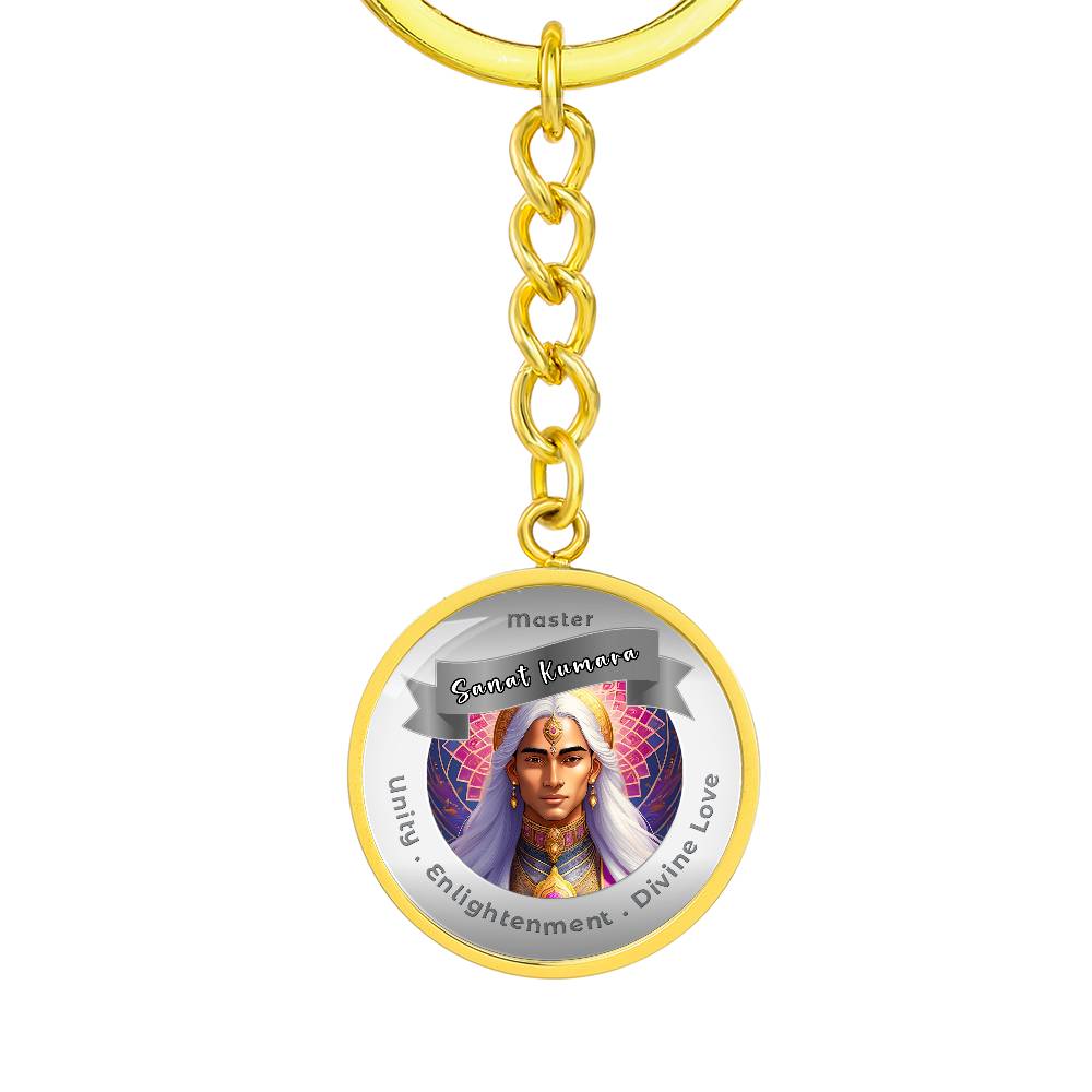 Sanat Kumara - Affirmation Keychain For Unity, Enlightenment & Divine Love - More Than CharmsMore Than Charms