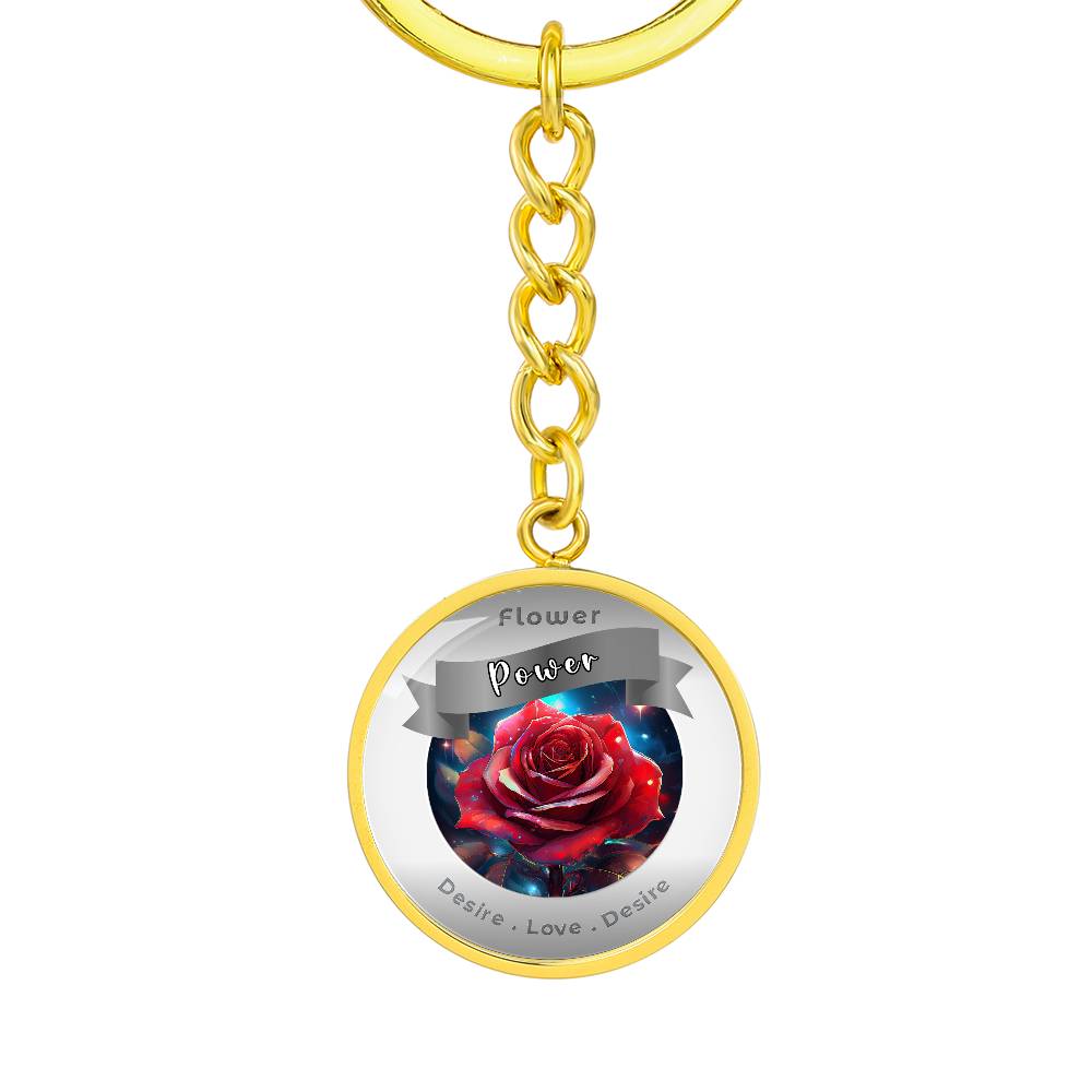 Rose - Affirmation Keychain - More Than CharmsMore Than Charms