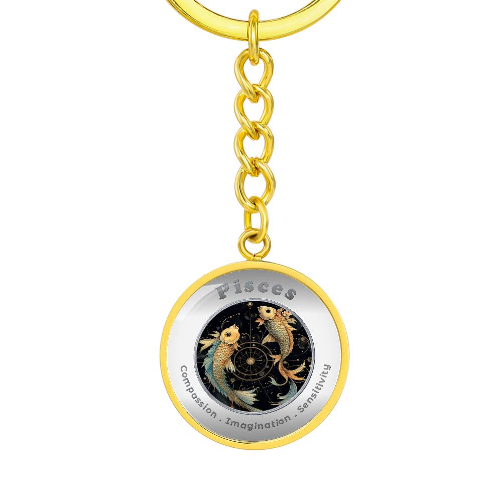 Pisces - Affirmation Keychain - More Than CharmsMore Than Charms