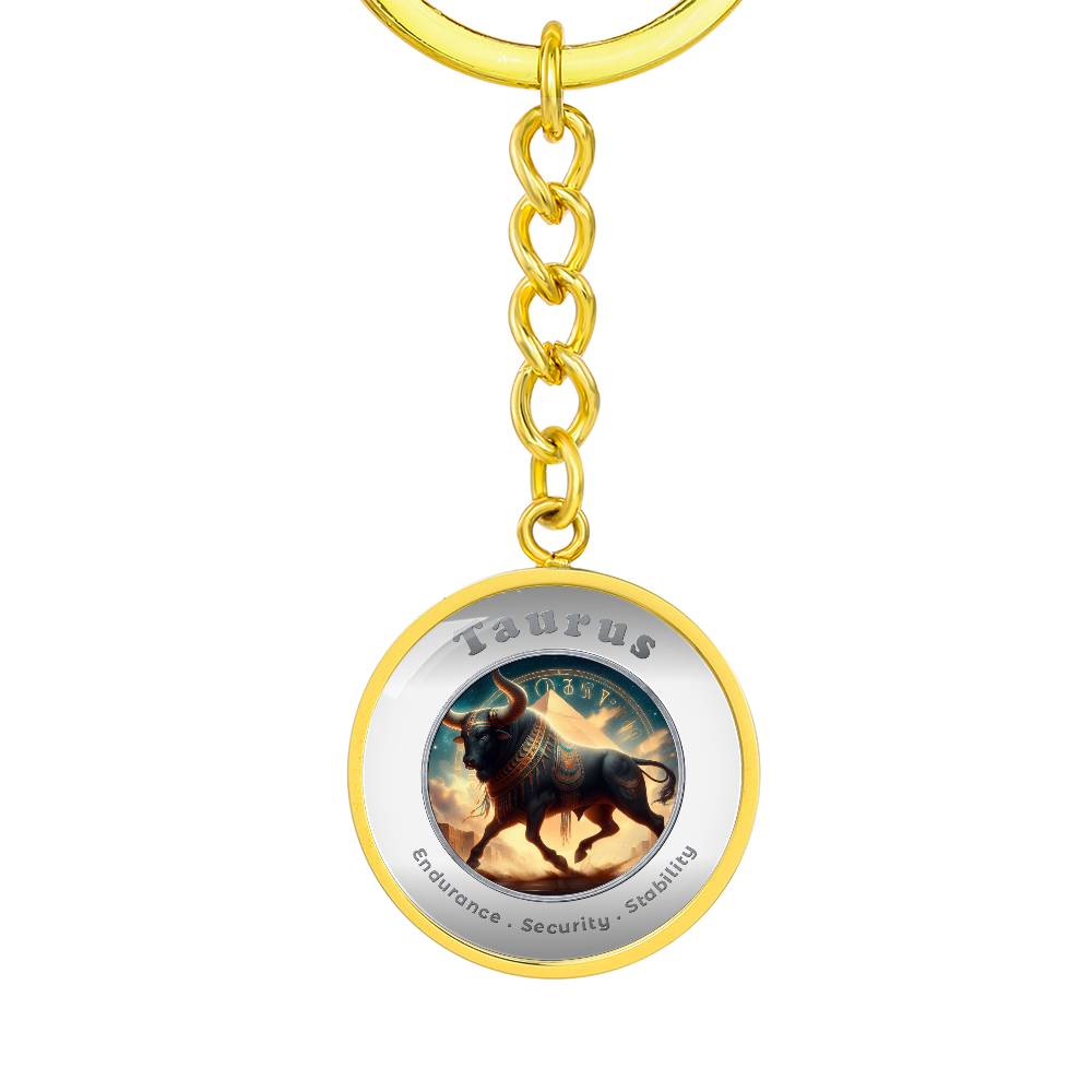 Taurus - Affirmation Keychain - More Than CharmsMore Than Charms
