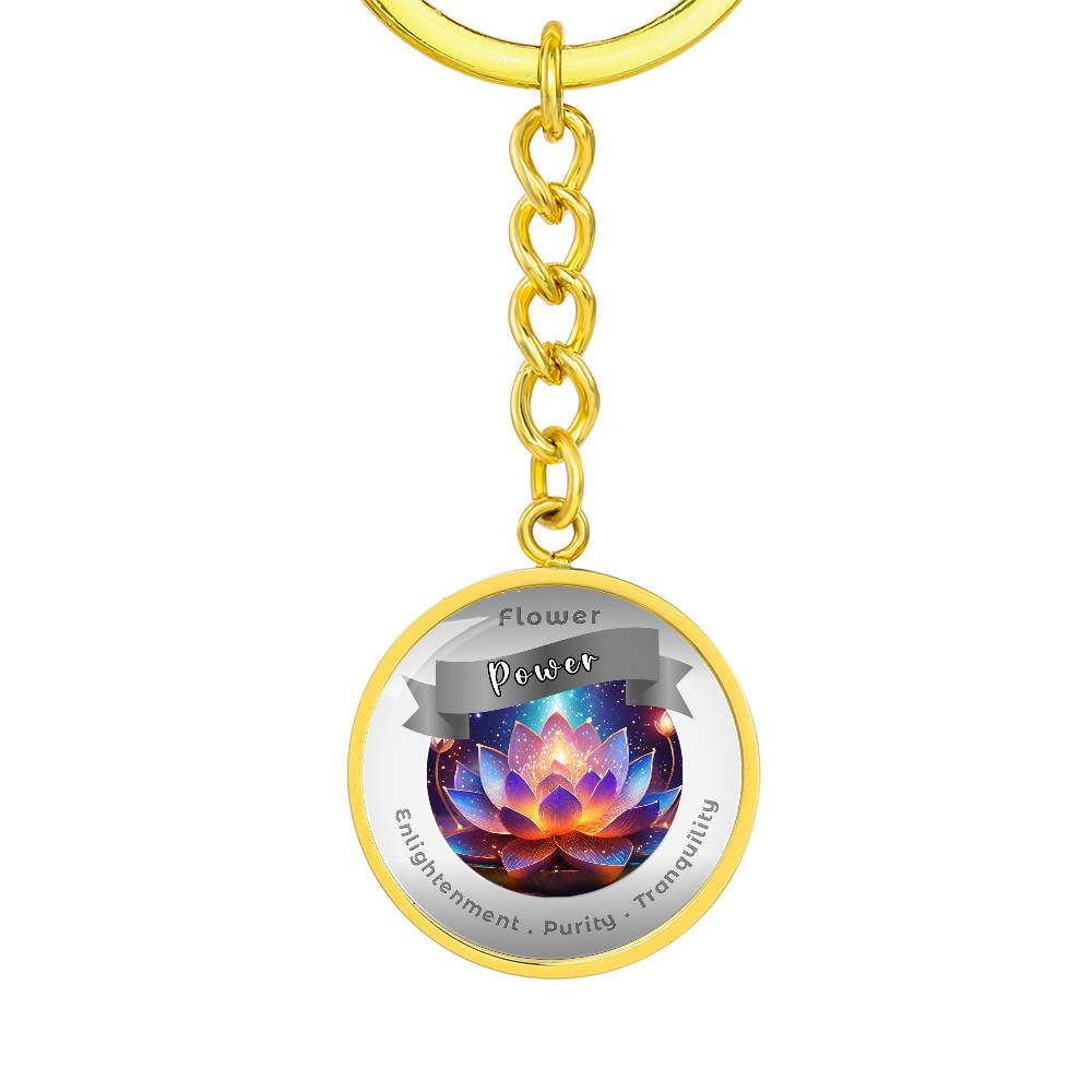Water Lily- Affirmation Keychain- More Than CharmsMore Than Charms