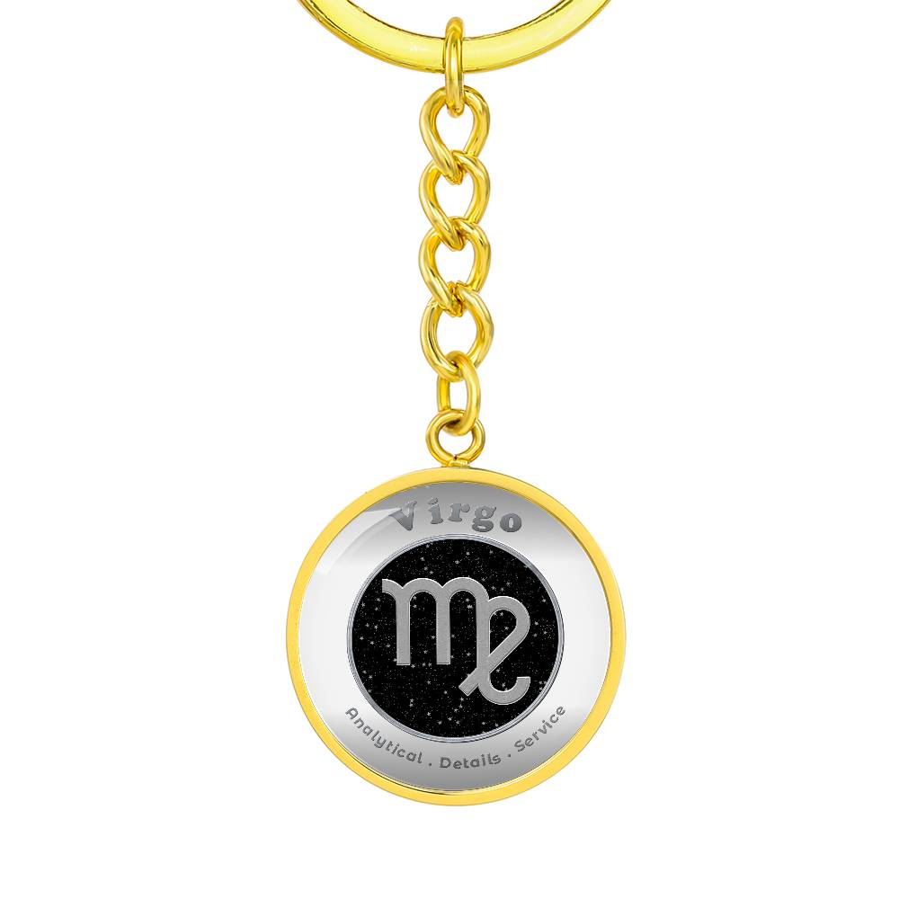 Virgo - Affirmation Keychain - More Than CharmsMore Than Charms