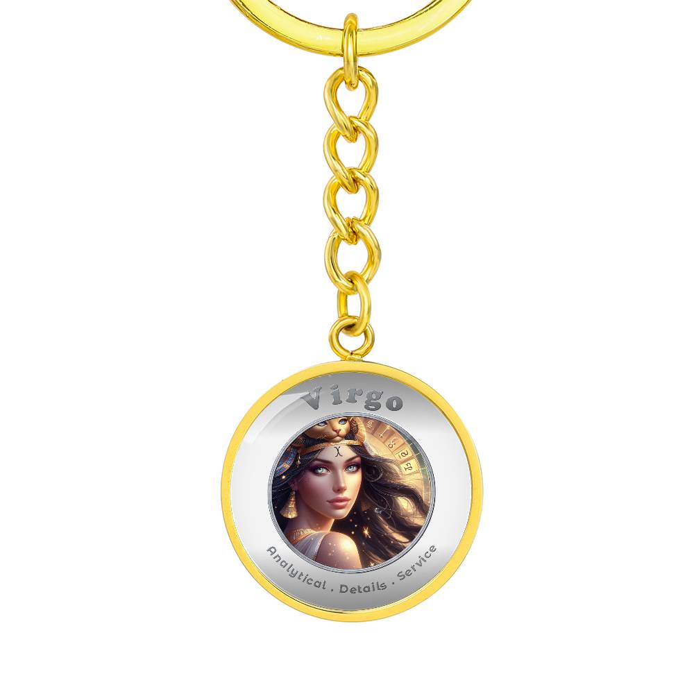 Virgo - Affirmation Keychain - More Than CharmsMore Than Charms