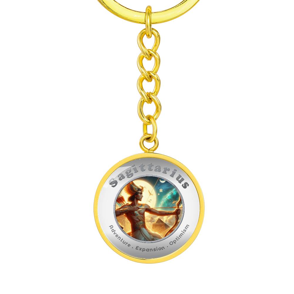 Sagittarius - Affirmation Keychain - More Than CharmsMore Than Charms