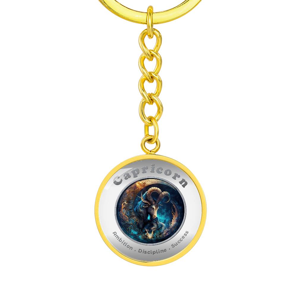 Capricorn - Affirmation Keychain - More Than CharmsMore Than Charms