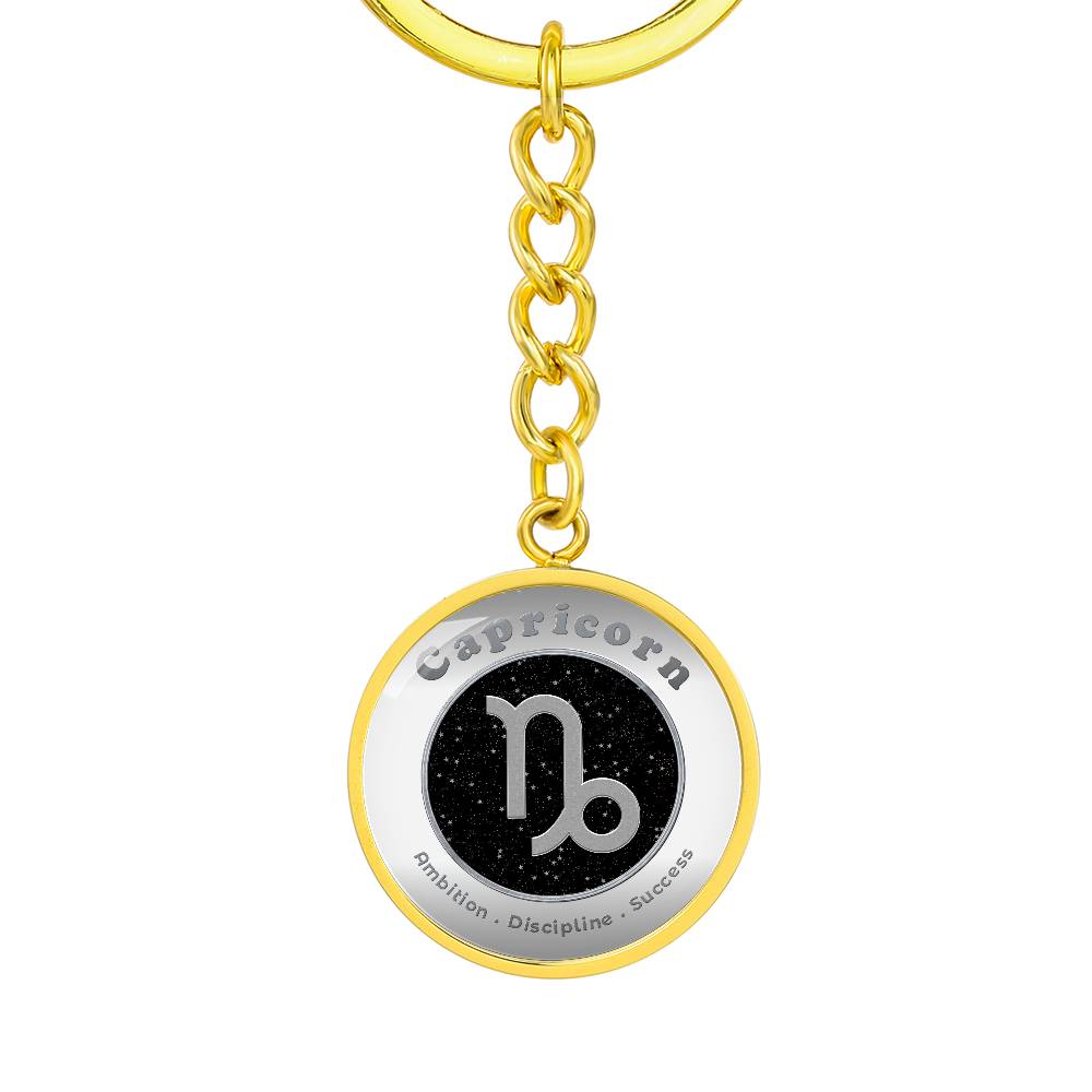 Capricorn - Affirmation Keychain - More Than CharmsMore Than Charms
