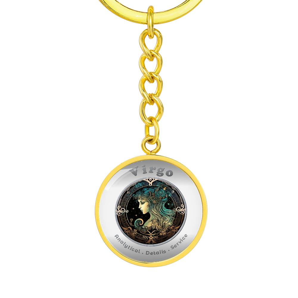 Virgo - Affirmation Keychain - More Than CharmsMore Than Charms
