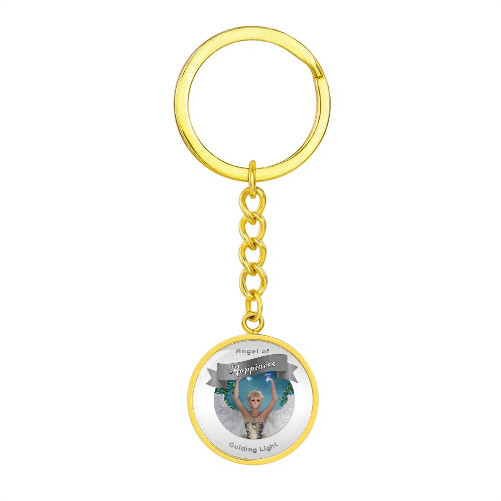 Happiness - Guardian Angel Affirmation Keychain - More Than CharmsMore Than Charms