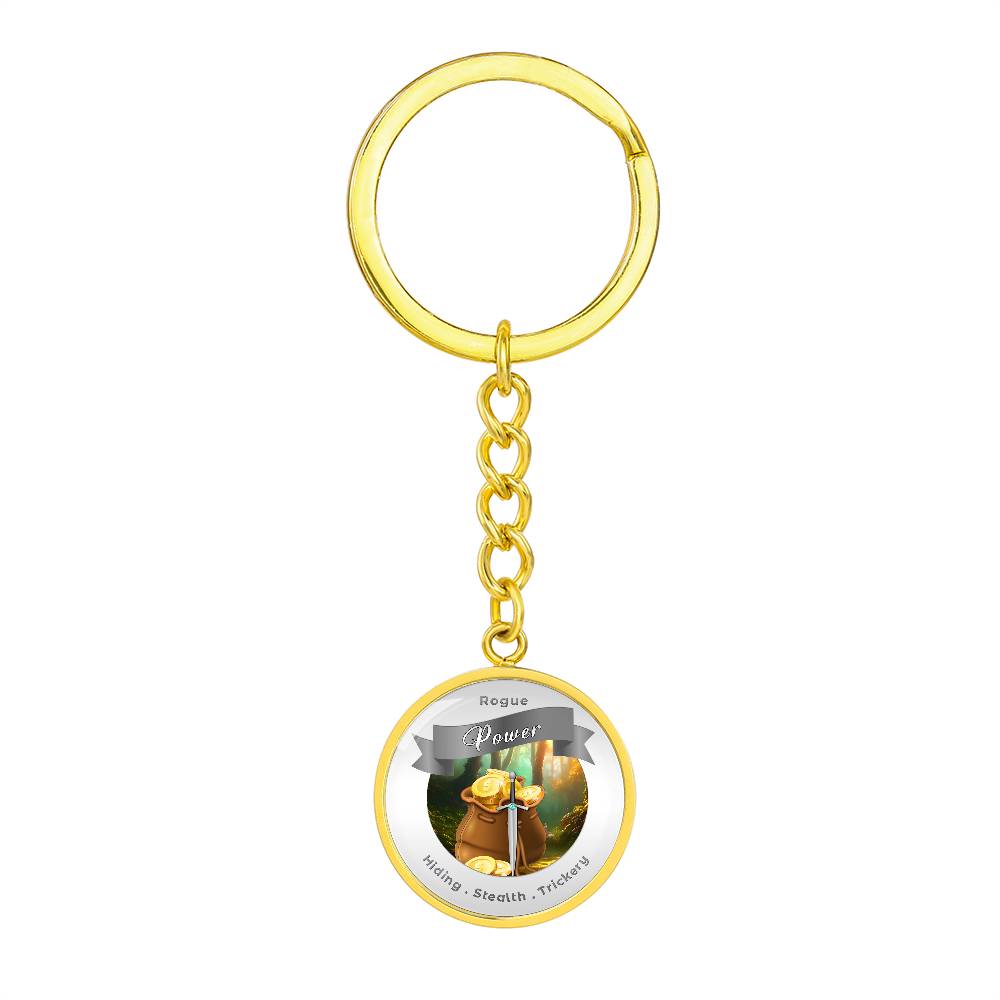 Rogue 2 - RPG Fantasy Affirmation Keychain - More Than CharmsMore Than Charms
