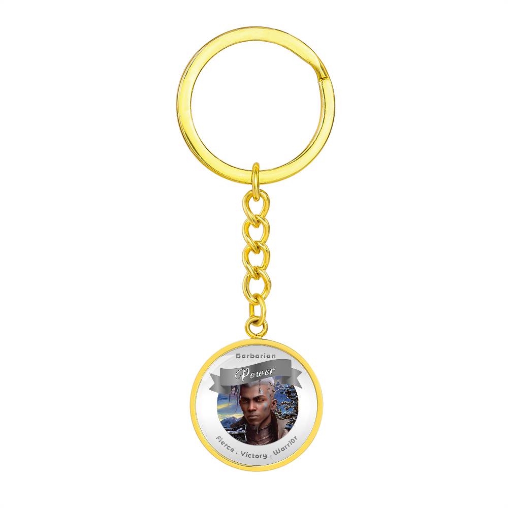 Barbarian - RPG Fantasy Affirmation Keychain - More Than CharmsMore Than Charms