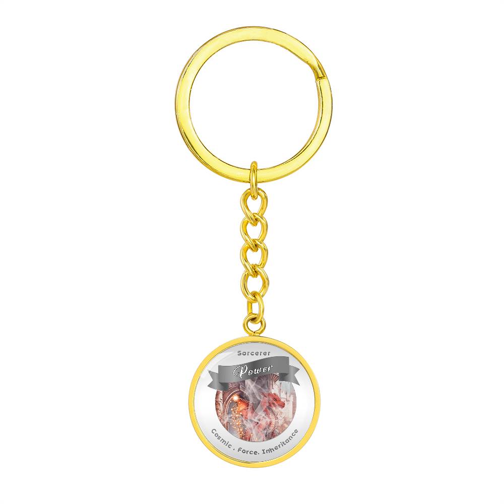Sorcerer 2- RPG Fantasy Affirmation Keychain - More Than CharmsMore Than Charms