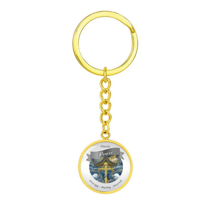 Monk 2 - RPG Fantasy Affirmation Keychain - More Than CharmsMore Than Charms
