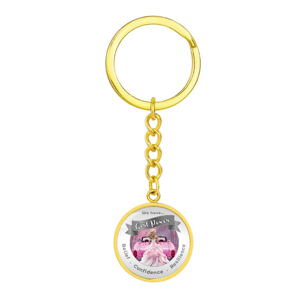 Pink Girl Power - Affirmation Keychain - More Than CharmsMore Than Charms