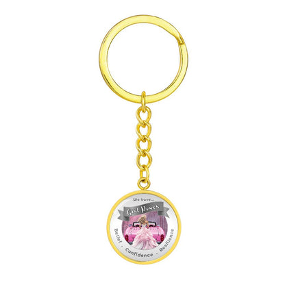 Pink Girl Power - Affirmation Keychain - More Than CharmsMore Than Charms