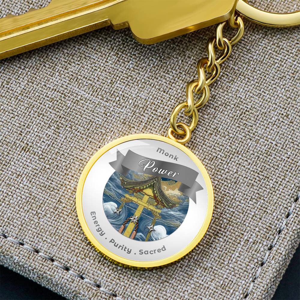 Monk 2 - RPG Fantasy Affirmation Keychain - More Than CharmsMore Than Charms