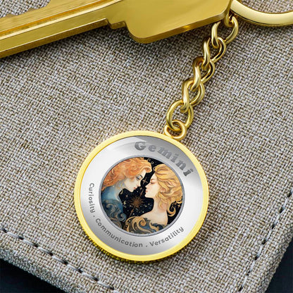 Gemini - Affirmation Keychain - More Than CharmsMore Than Charms