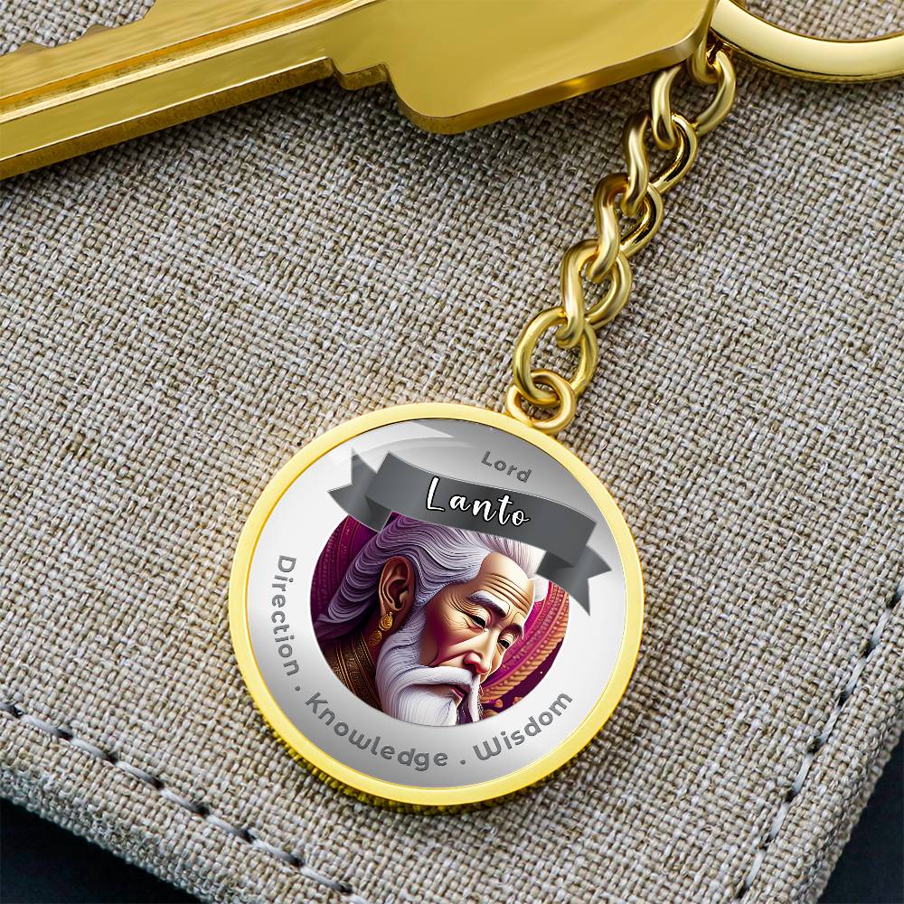 Lord Lanto - Affirmation Keychain For Direction, Knowledge & Wisdom - More Than CharmsMore Than Charms