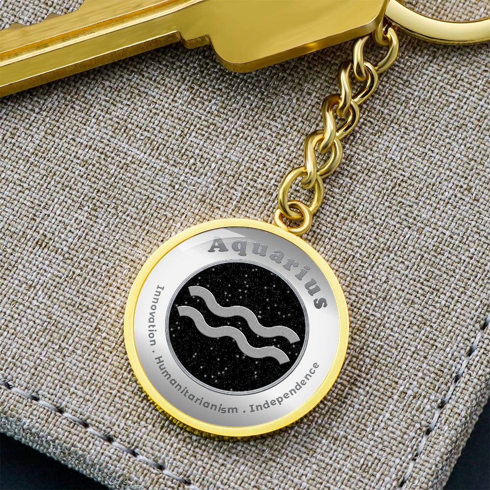 Aquarius - Affirmation Keychain - More Than CharmsMore Than Charms