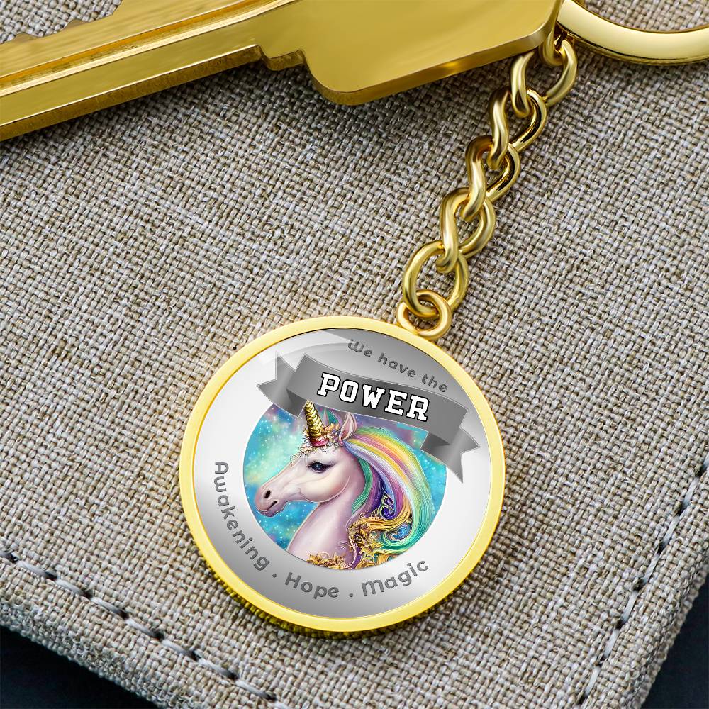 Unicorn Power Animal Affirmation Keychain - More Than CharmsMore Than Charms