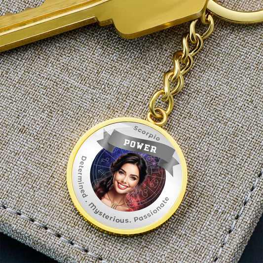 Divine Feminine Scorpio - Affirmation Keychain