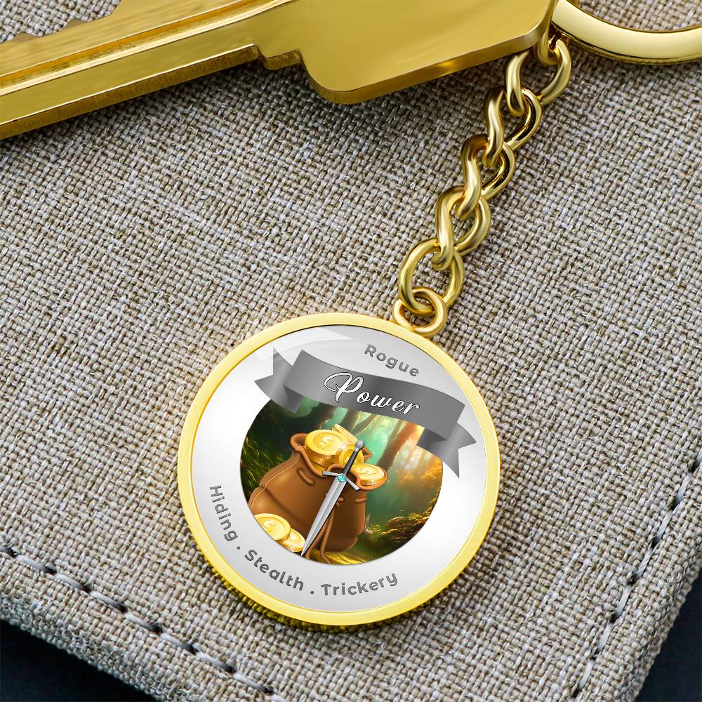 Rogue 2 - RPG Fantasy Affirmation Keychain - More Than CharmsMore Than Charms