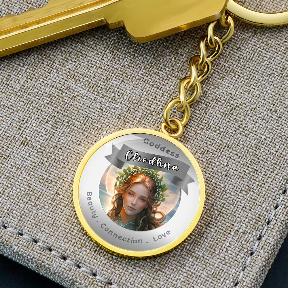 Cliodhna - Affirmation Keychain For.Beauty Connection Love - More Than CharmsMore Than Charms