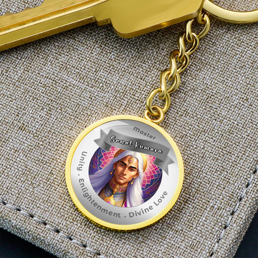 Sanat Kumara - Affirmation Keychain For Unity, Enlightenment & Divine Love - More Than CharmsMore Than Charms