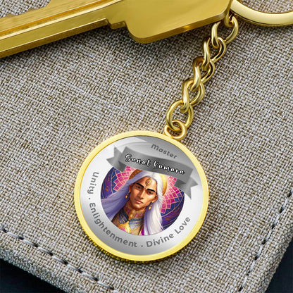 Sanat Kumara - Affirmation Keychain For Unity, Enlightenment & Divine Love - More Than CharmsMore Than Charms