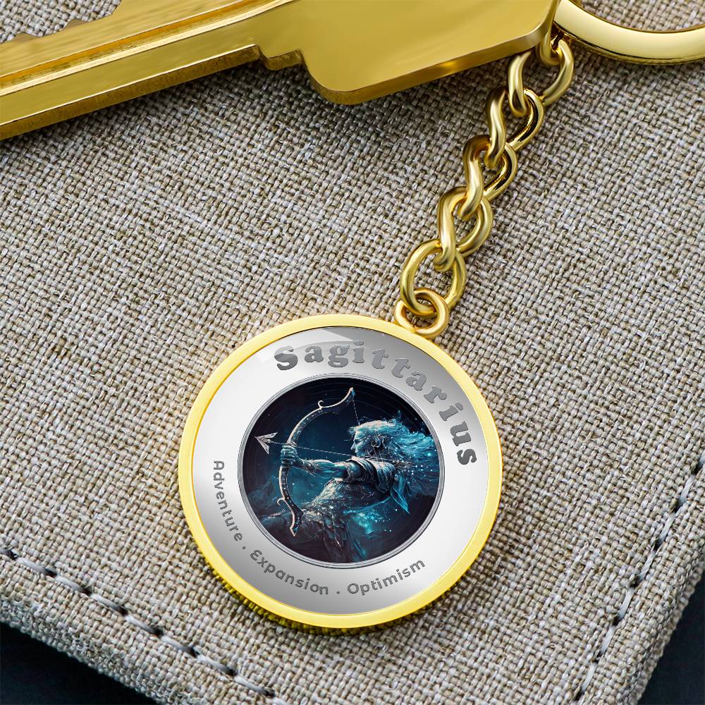 Sagittarius - Affirmation Keychain - More Than CharmsMore Than Charms