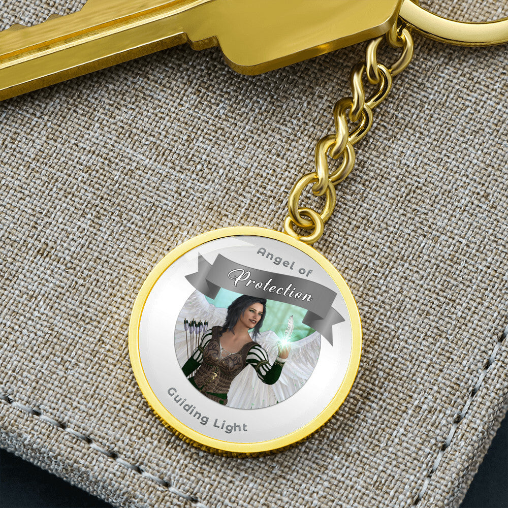 Protection - Guardian Angel Affirmation Keychain - More Than CharmsMore Than Charms