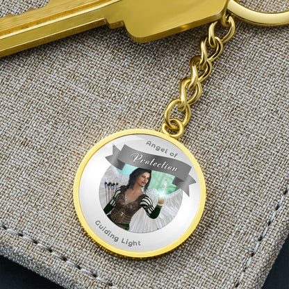 Protection - Guardian Angel Affirmation Keychain - More Than CharmsMore Than Charms