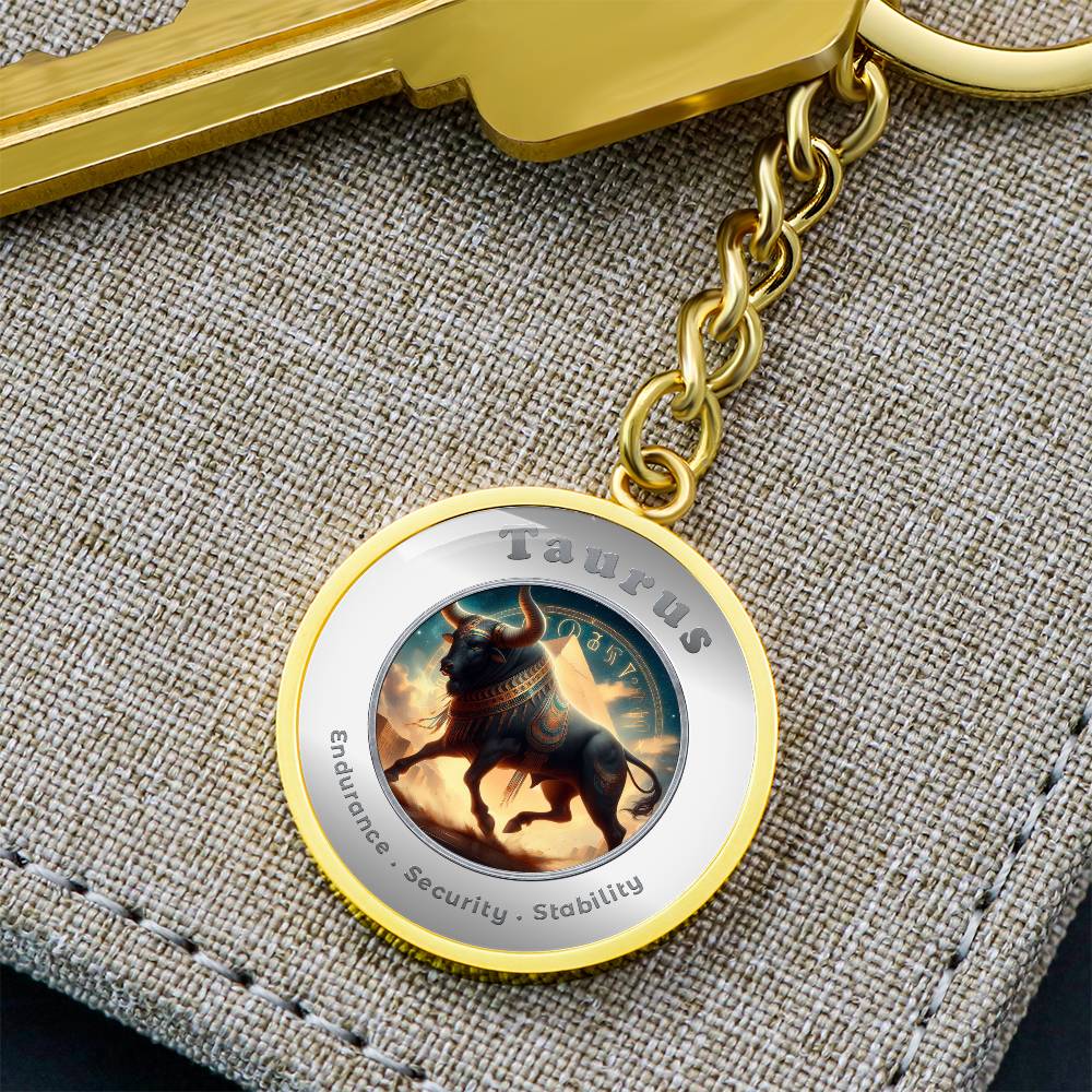 Taurus - Affirmation Keychain - More Than CharmsMore Than Charms