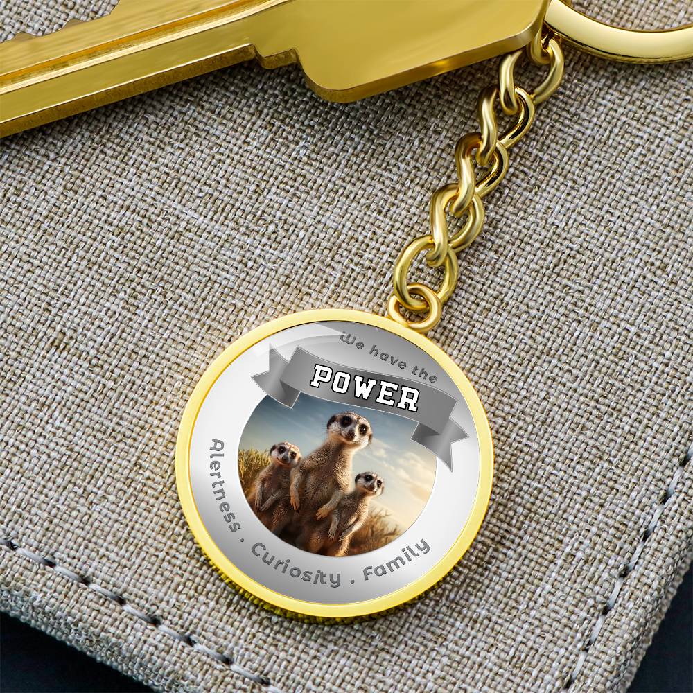 Meercat - Power Animal Affirmation Keychain - More Than CharmsMore Than Charms