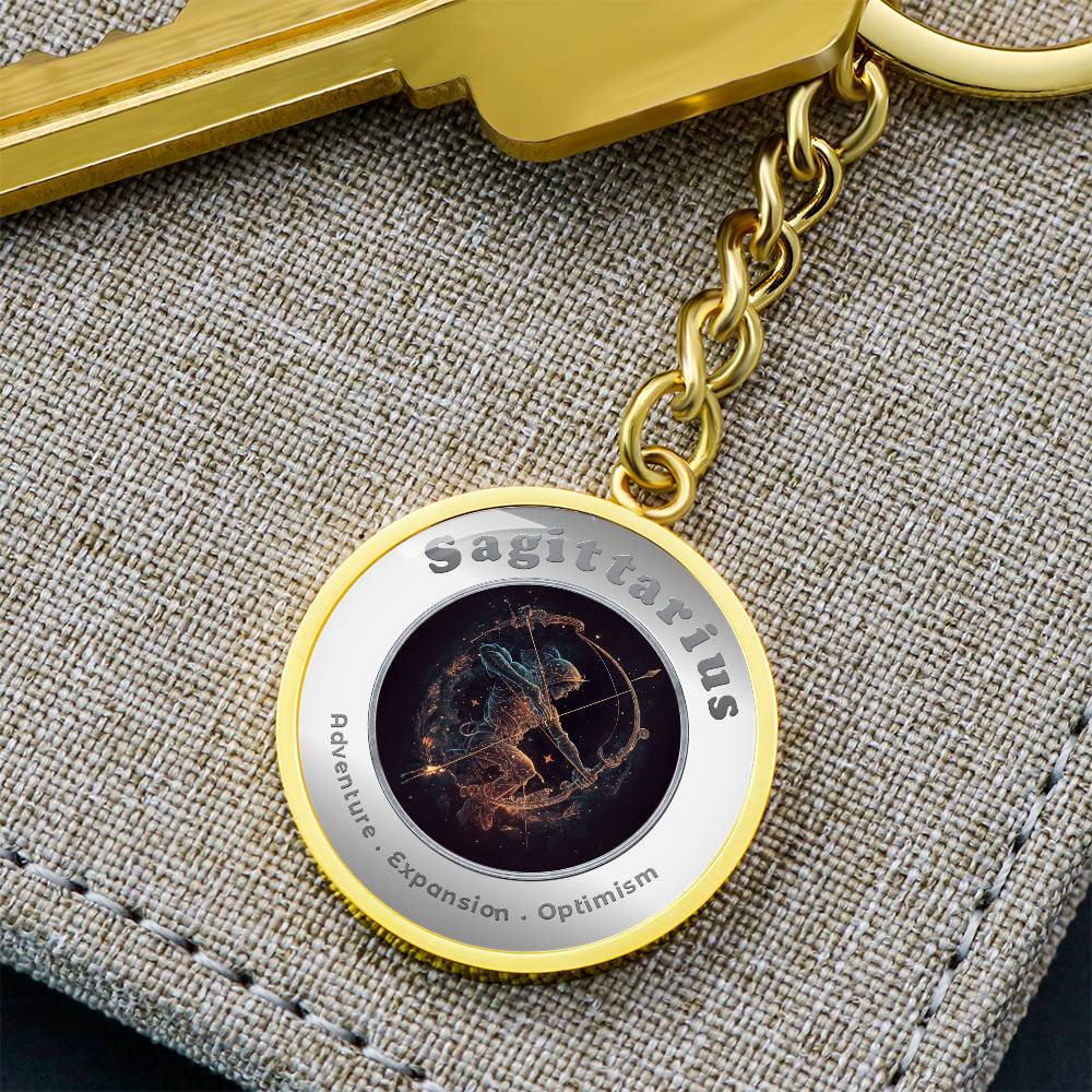 Sagittarius - Affirmation Keychain - More Than CharmsMore Than Charms