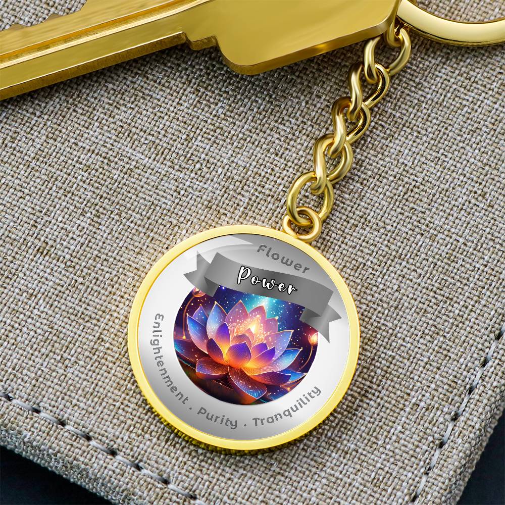 Water Lily- Affirmation Keychain- More Than CharmsMore Than Charms