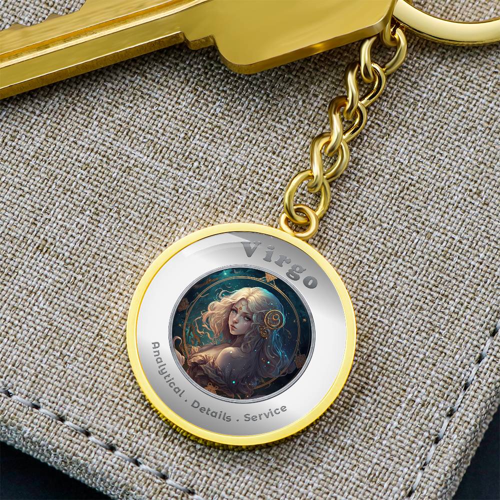 Virgo- Affirmation Keychain - More Than CharmsMore Than Charms