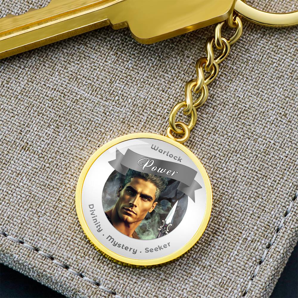 Warlock - RPG Fantasy Affirmation Keychain - More Than CharmsMore Than Charms