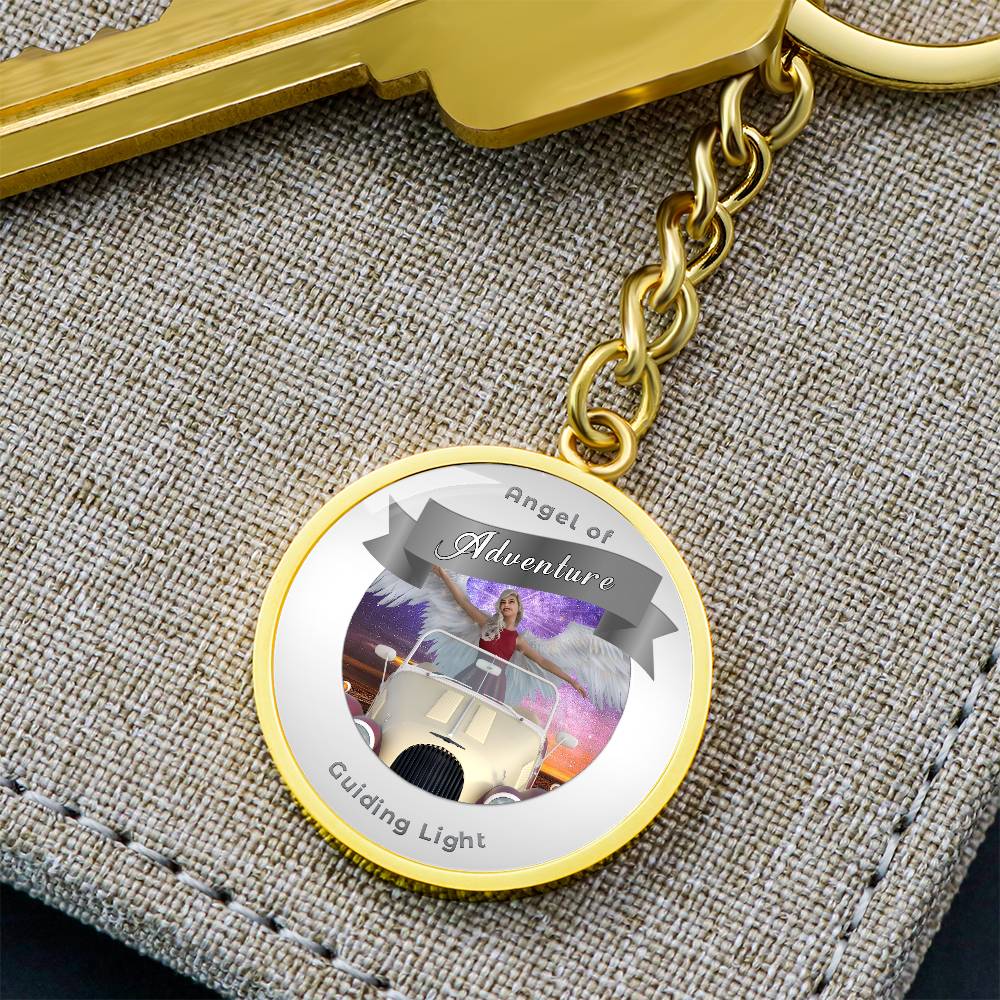 Adventure - Guardian Angel Affirmation Keychain - More Than CharmsMore Than Charms