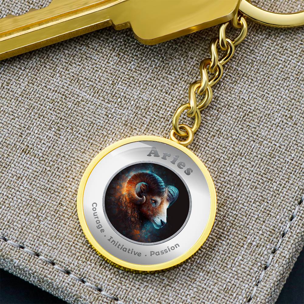 Aries - Affirmation Keychain - More Than CharmsMore Than Charms