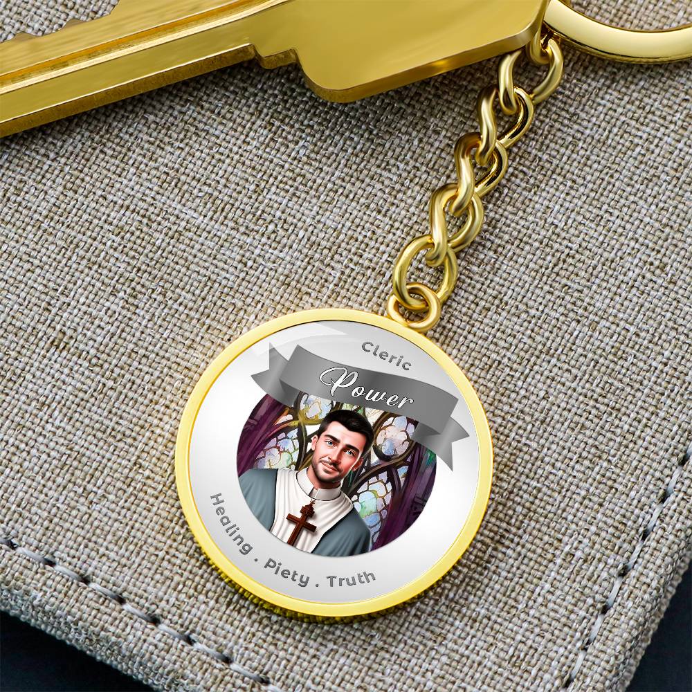 Cleric - RPG Fantasy Affirmation Keychain - More Than CharmsMore Than Charms