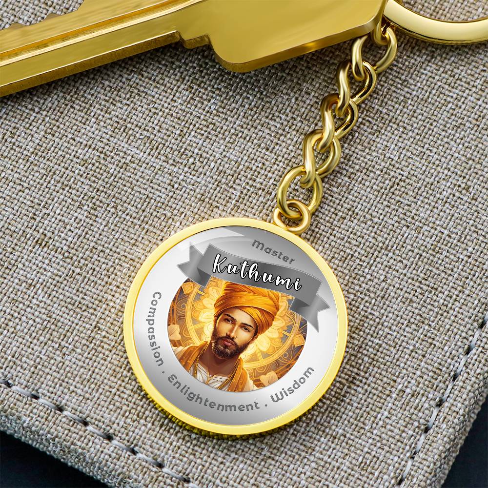 Kuthumi - Affirmation Keychain For Compassion, Enlightenment & Wisdom - More Than CharmsMore Than Charms