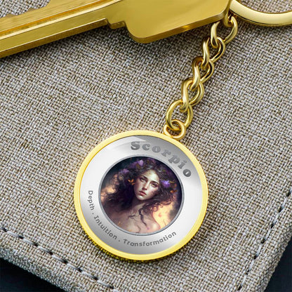 Scorpio - Affirmation Keychain - More Than CharmsMore Than Charms