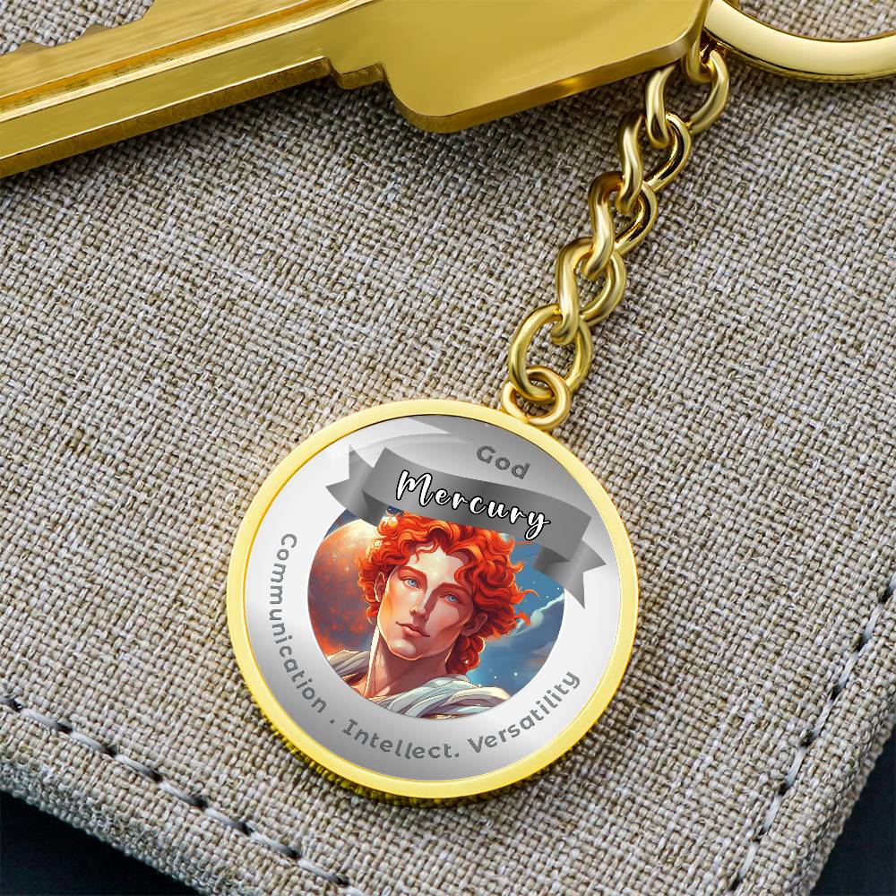 Mercury- Affirmation Keychain For Communication Intellect Versatility - More Than CharmsMore Than Charms