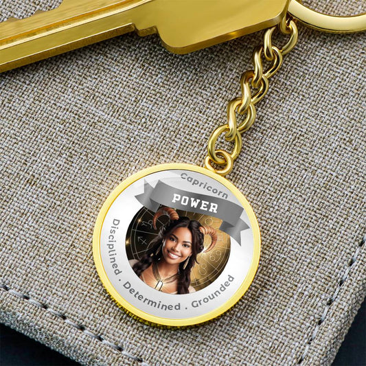 Divine Feminine Virgo - Affirmation Keychain