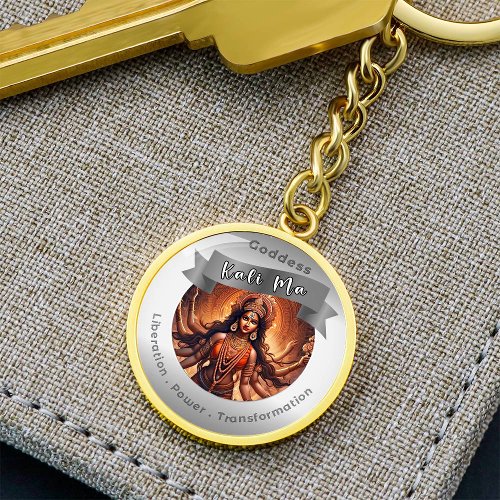 Goddess Kali - Affirmation Keychain For Liberation Power Transformation- More Than CharmsMore Than Charms