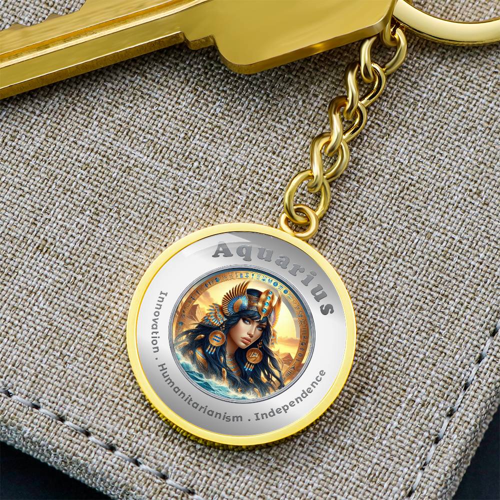 Aquarius - Affirmation Keychain - More Than CharmsMore Than Charms