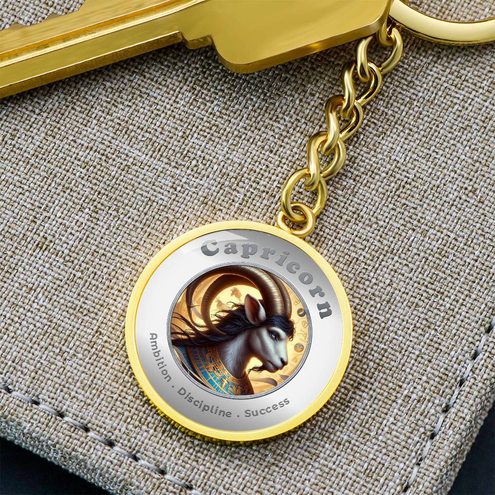 Capricorn - Affirmation Keychain - More Than CharmsMore Than Charms