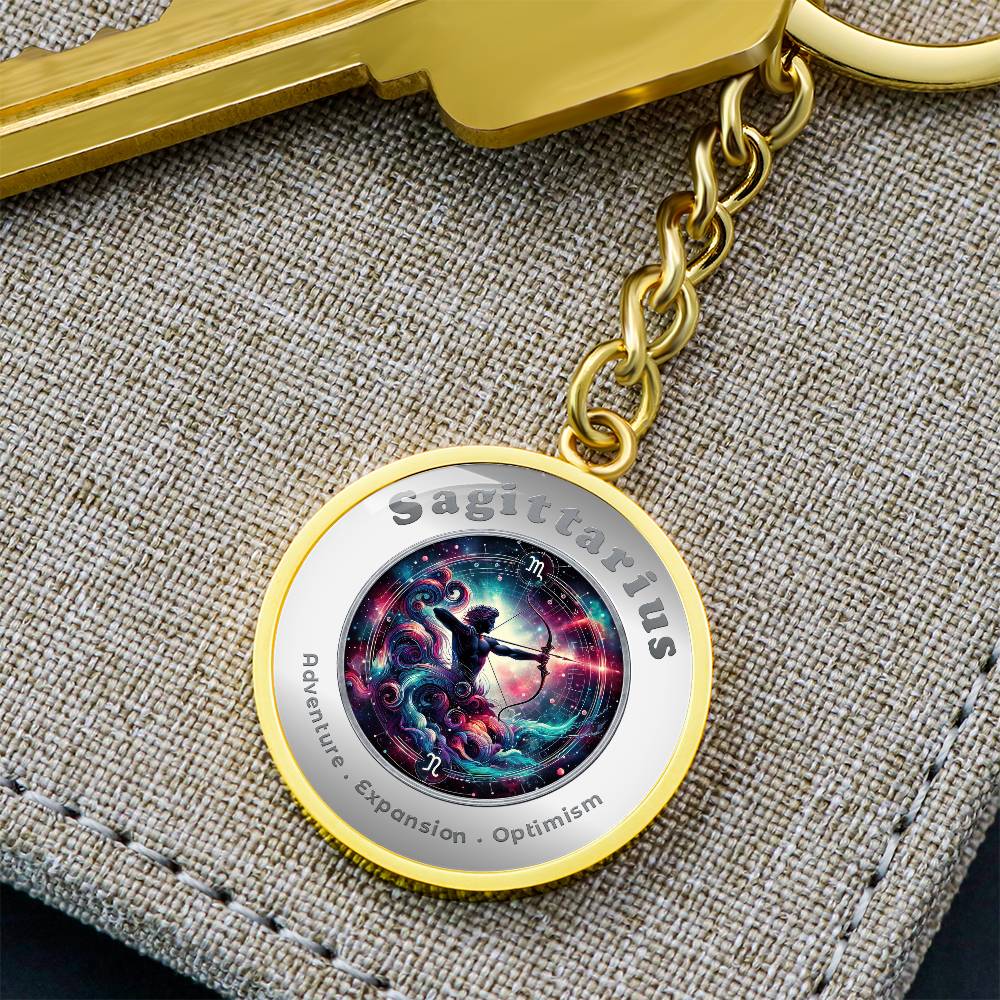 Sagittarius - Affirmation Keychain - More Than CharmsMore Than Charms