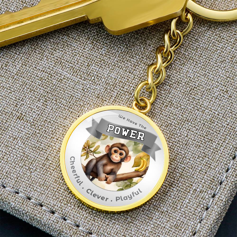 Monkey - Power Animal Affirmation Keychain - More Than CharmsMore Than Charms